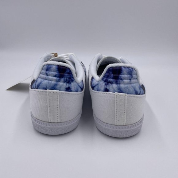 adidas Samba OG White / Blue Womens Shoes - Picture 4 of 8